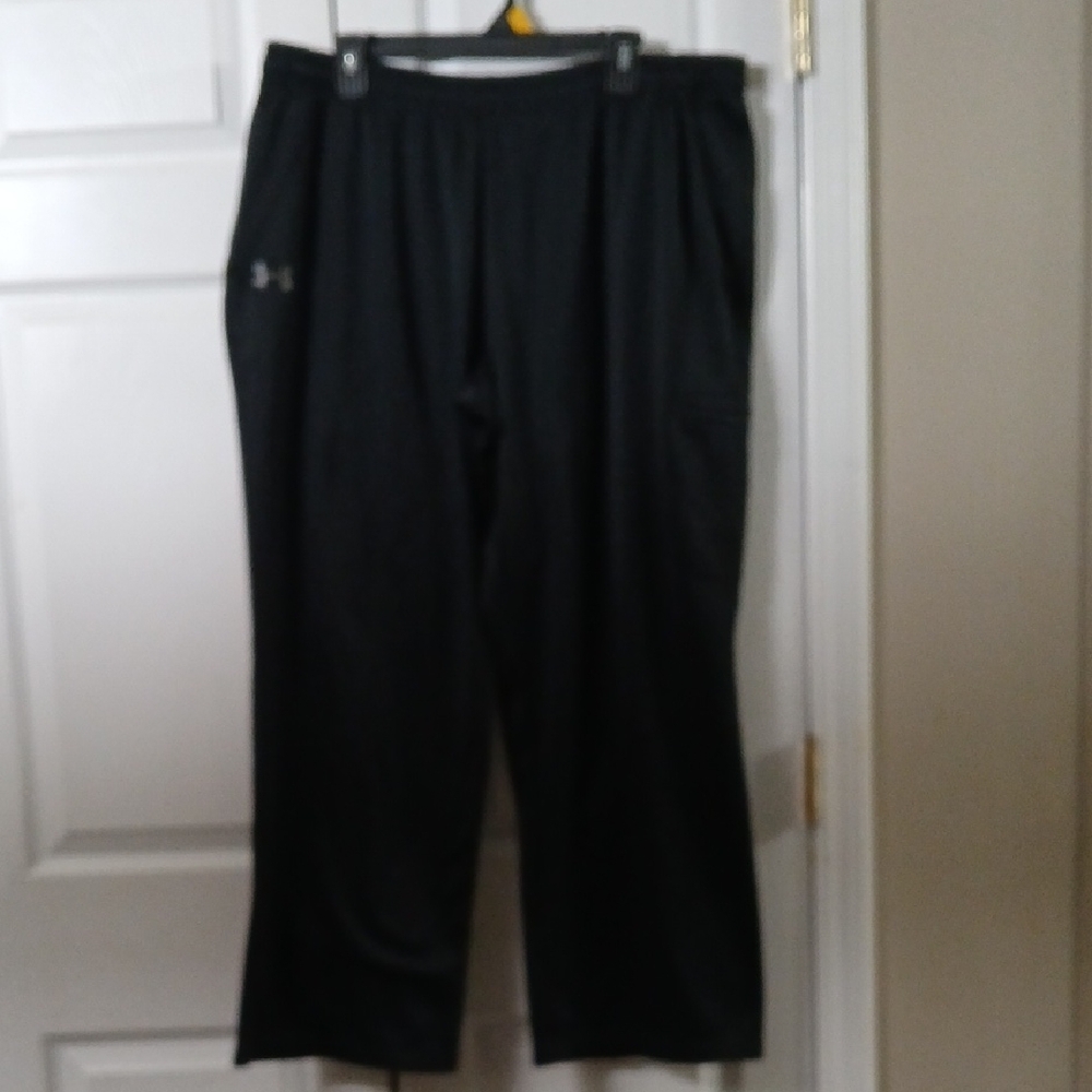 Under Armour Men's loose black sweatpants joggers Sz 2XL EUC